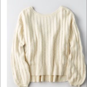 American eagle XXS balloon sleeve sweater